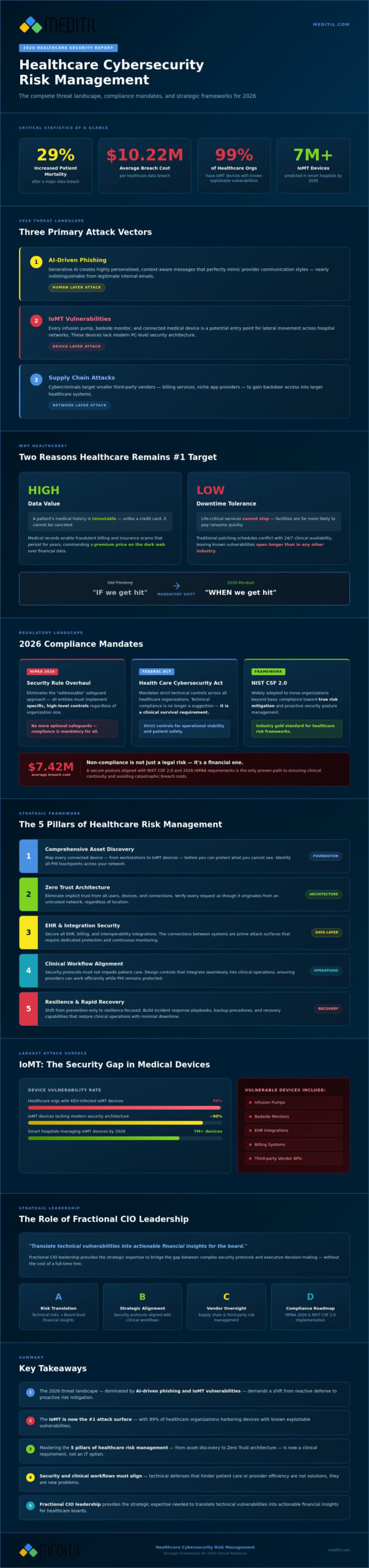 The 2026 Executive Guide to Healthcare Cybersecurity Risk Management