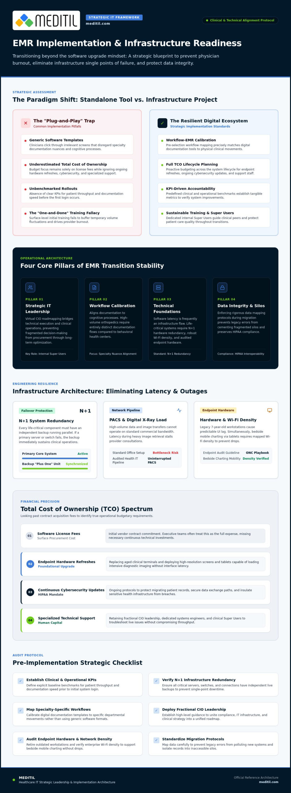 Common EMR Implementation Mistakes: A Strategic Checklist for Healthcare Leaders